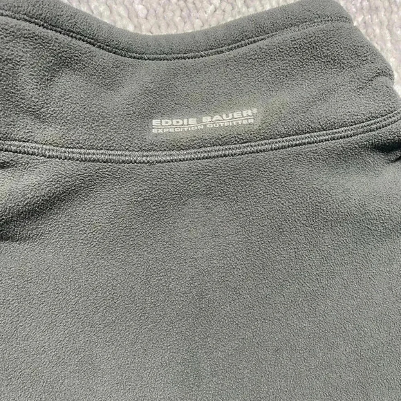 Eddie Bauer Men's Size 2XL Green Fleece 1/4 Zip First Ascent Sweater Lightweight - Picture 8 of 8